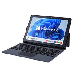 新生活応援SALE GM-JAPAN ノートパソコン Windows 11 Office搭載 575g 10.1インチ 2in1 タブレット メモリ 4GB/SSD 128GB/日本語キーボード/Celeron/WIFI/USB3.0/HDMI/WEBカメラ