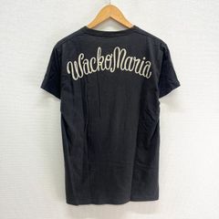 WACKO MARIA ワコマリア Vネック Tシャツ カットソー 半袖 ロゴ 刺繍 S 10127360