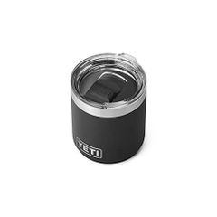 Color:ブラック YETI Rambler 10オンス 積み重ね ローボール 2.0 真空断熱 ステンレススチール マグスライダー蓋付き ブラック