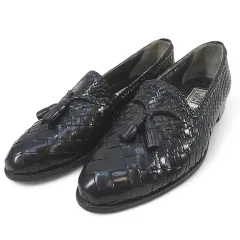 美品】GIANNI VERSACE ローファー 24-24.5cm ブラック