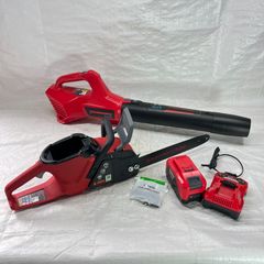 【未使用】【バッテリ新品】【セット価格】 チェーンソー + ブロアー 電動 充電式 ワイヤレス 48V バッテリーと充電器 セット PD48CS36P P24AB【790-2】【792】