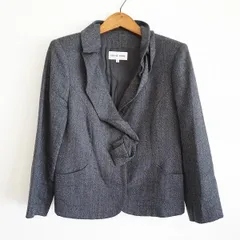 #anc ハナエモリ HANAEMORI ジャケット 40 グレー スナップボタン レディース [873386]のサムネイル