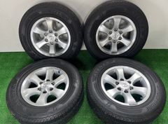 【管理番号 247-14】トヨタ プラド 120系 純正 ホイール 17×7.5J+15 PCD139.7-6H 265/65R17 BRIDGESTONE ハイラックス プラド 等