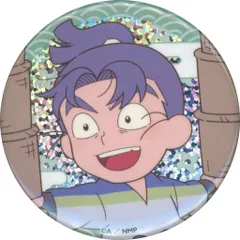 【中古】バッジ・ピンズ 潮江文次郎 「劇場版 忍たま乱太郎 ドクタケ忍者隊最強の軍師×animatecafe ～花いっぱいの春が来た!の段～ トレーディンググリッター缶バッジB」