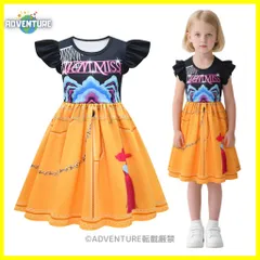 KPOPガールズ! デーモン・ハンターズ ミラ 風コスプレ 子供ワンピース キッズ110 120 130 140 150 160 かわいい ハロウィン仮装 コスチューム衣装アニメ 映画 女の子 demon hunters 韓国 Netflix 1