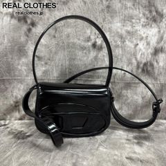 【未使用】DIESEL/ディーゼル 1DR/ショルダーバッグ ハンドバッグ/X08396PS202/ブラック/#1