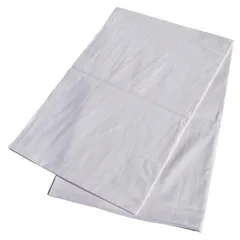 三露産業株式会社 フラットシーツ 綿100% ダブルサイズホワイト (180cm×290cm)