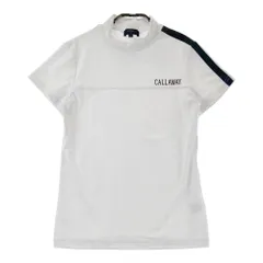 サイズ：S CALLAWAY キャロウェイ 2023年モデル モックネック 半袖Tシャツ  ホワイト系 [240101351342]# ゴルフウェア レディース ストスト