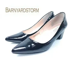 【新品未使用品】バンヤードストーム　バックストラップパンプス　24cm ブラック BARNYARDSTORM（バンヤードストーム）の「BARNYARDSTORM