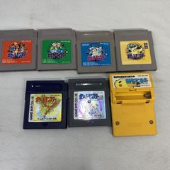 【中古】TVｿﾌﾄS）現状品)GBソフト ポケモン7本セット[91][240091385650] 中古】TVｿﾌﾄS）現状品)GBソフト ポケモン7本セット[91