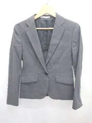 ◇ ⊂ LES MUES Femme レミュー ファム 長袖 テーラードジャケット サイズ9 グレー系 レディース E  【1411130005671】のサムネイル