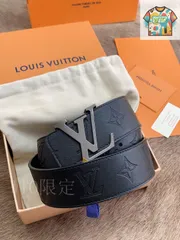 【今日特価】Louis Vuitton 最新款 4.0cm メンズベルト-1