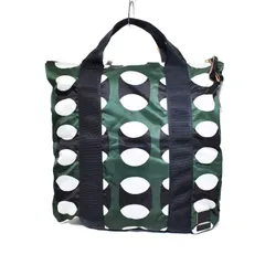 マルニ MARNI ポーター PORTER 2WAY BAG トートバッグ リュック デイパック バックパック 総柄 緑 グリーンのサムネイル