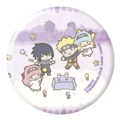 【中古】バッジ・ピンズ ナルト・サスケ×リトルツインスターズ 「NARUTO-ナルト-×サンリオキャラクターズ ホログラム缶バッジコレクション」