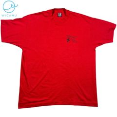 【希少】90s BEST FRUIT OF THE LOOM Tシャツ XL USA製 シングルステッチ Calvert City Chiropractic 赤