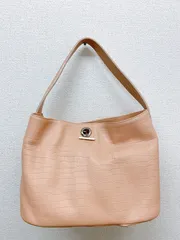 4℃/ヨンドシー　ハンドバッグ　ワンハンド　ピンク　レディース　ストーン