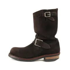 Red Wing レッド ウィング サイズ:25.5cm BEAMS別注 8274 ブラック スウェードレザー エンジニアブーツ (Engineer Boots / 2010年製) ブラック 黒 US7.5 D ワーク シューズ 靴 コラボ【メンズ】のサムネイル