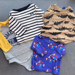 ベビー服　70サイズ前後 ４点セット販売　まとめ売り　キッズ　子供服　チャンピオン　マーキーズ　プチバトー　マーキーズホーガン