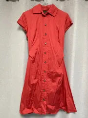 ヴィヴィアンウエストウッド　ニットワンピース　ボウタイ　リボン　変形　ひざ丈 ヴィヴィアンウエストウッド ニットワンピース ボウタイ リボン