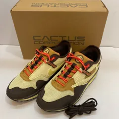 03w07766 ナイキ エアマックス 1 プレミアム トラヴィス・スコット/カクタス ユーエスコープ バロックブラウン/レモンドロップ/ウィート DO9392-200 NIKE AIR MAX 1/CJ サイズ28.0cm スニーカー