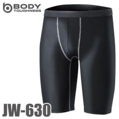 ハーフパンツ JW-630 黒 S～3Lサイズ おたふく手袋 BT冷感 UV CUT生地仕様 ストレッチタイプ