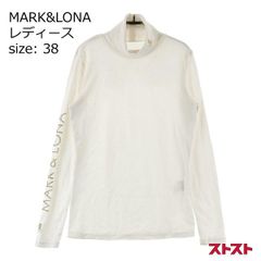 良品】MARK&LONA モックネック長袖T 白 38 レディースゴルフ - メルカリ