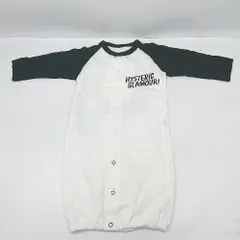 ◇ Θ ◎ ●未使用● JOEY HYSTERIC ベビー服 長袖 ロンパース サイズF ホワイト ブラック 男の子 E  【1502180030499】