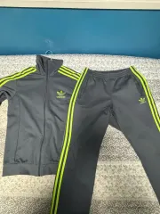 adidas(アディダス) ジャージ セット (蛍光&グレー)