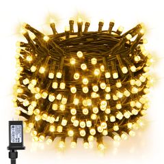 【人気】Dalugo LED イルミネーションライト ストリングライト ストレート クリスマスツリーライト 20M 200LED 複数連結可 8点灯モード 記憶/タイマー機能 クリスマス飾り/電飾 屋外 IP44防水 キャンプ用 フェアリーライト ガーデンライ