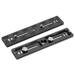 クイックリリースプレート アルカスイス互換 汎用 200mm 2*1/4ネジ 1/4-3/8ネジアダプター付