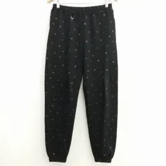 ユニフォームエクスペリメント uniform experiment 21AW UE212041 STAR SWEAT PANTS スター スウェット パンツ 美品 1 ブラックのサムネイル