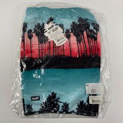 【新品】NEFF ネフ サーフパンツ 水着 M マルチカラー 海やプールに最適【M144】
