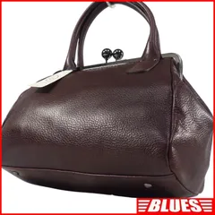 未使用 GRES グレ ハンドバッグ メンズ 本革 レザー レディース 茶 ハンドバッグ一覧←SEULB屋着古← NR4149のサムネイル