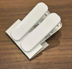 着物クリップ／大2個　白 内側ゴム付き