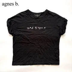 To b. by agnes b. アニエスべー ロゴ Tシャツ カットソー ブラック カジュアル モード ゆったり