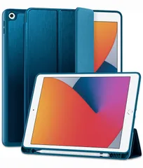 新品 Maledan 対応iPad 9世代 ケース ペン収納 対応iPad ケース 第8世代 軽薄 衝撃吸収 TPU スタンド機能付き オートスリープ/ウェイク 対応iPad 第9世代 ケース