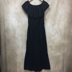 Tocco トッコ フリル付き オールインワン サロペット Mサイズ ブラック