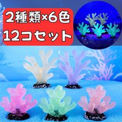 水槽オーナメント 装飾人工珊瑚 アクアリウムデコレーション フェイクコーラル 水族館飾り 熱帯魚 レイアウト インテリア 魚の隠れ家 カラフル 観賞魚 水槽デコレーションセット ミニチュア 蓄光 避難場 大型 小型 水槽