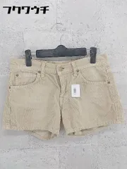 ◇ LEE RIDERS リーライダース コーデュロイ ショート パンツ サイズS ベージュ レディース 【中古】 【1002800500376】