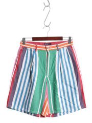 W38 ポロ ラルフローレン タイラーショーツ アメリカ製 ストライプ