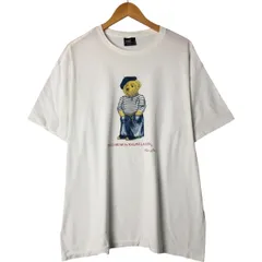 古着 90年代 ラルフローレン Ralph Lauren POLO by Ralph Lauren 半袖 ポロベア プリントTシャツ USA製 メンズL相当/eaa559964