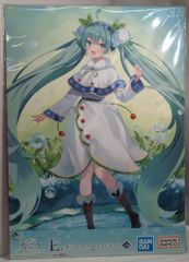 BANDAI SPIRITS 이치 반 쿠지 스노우 미쿠 ~ SNOW MIKU ~ Third Season E 상 눈 미쿠 2015 일러스트 보드