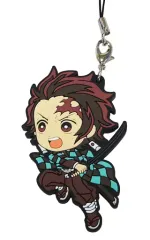 【中古】雑貨 竈門炭治郎/戦闘 ラバーストラップ～無限列車編～ きゅんキャラいらすとれーしょんず 「一番くじ 鬼滅の刃 ～無限列車編～」 G賞