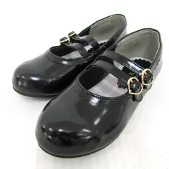 アクシーズファム パンプス メリージェーン フォーマル ブランド 靴 黒 キッズ 女の子用 XLサイズ ブラック axes femme 【中古】