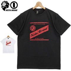【カラー・サイズ選択可】ネスタブランド メンズ レッドプリント 半袖Tシャツ 吸汗速乾 222NB1049 新品【NESTA BRAND正規販売店】