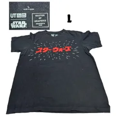UNIQLO UT古着スターウォーズ半袖プリントTシャツLブラック SY00305