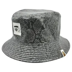 アベイシングエイプ　バケットハット　注染 ワンポイント　サイズL 良品 APE HEAD ONE POINT BUCKET HAT | bape.com