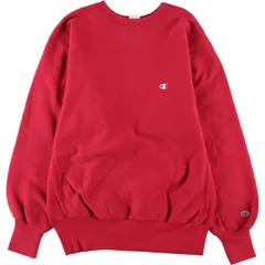 古着 90年代 チャンピオン Champion リバースウィーブ 刺繍タグ ワンポイントロゴスウェット トレーナー USA製 メンズL/eaa362617