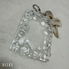 レジン トレカケース 硬質ケース 推し活 B8 うるうる花