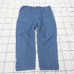 ◇ Θ studio CLIP スタディオクリップ デニム イージー パンツ サイズ4L ブルー系 レディース E  【1509300014063】